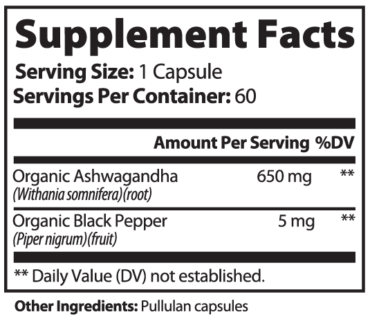 ETERNA BEAUTY | Ashwagandha Cortisol-Reset Capsules