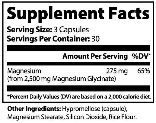 ETERNA BEAUTY | Magnesium Glycinate Anti-Bloat Capsules
